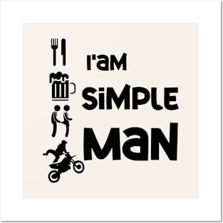 I'm Simple Man Funny Posters and Art